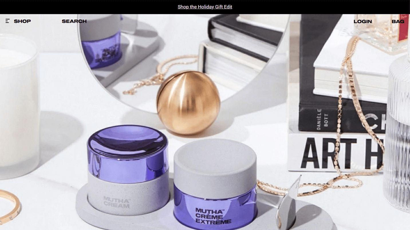 Mutha Cosmetics Design Inspiration