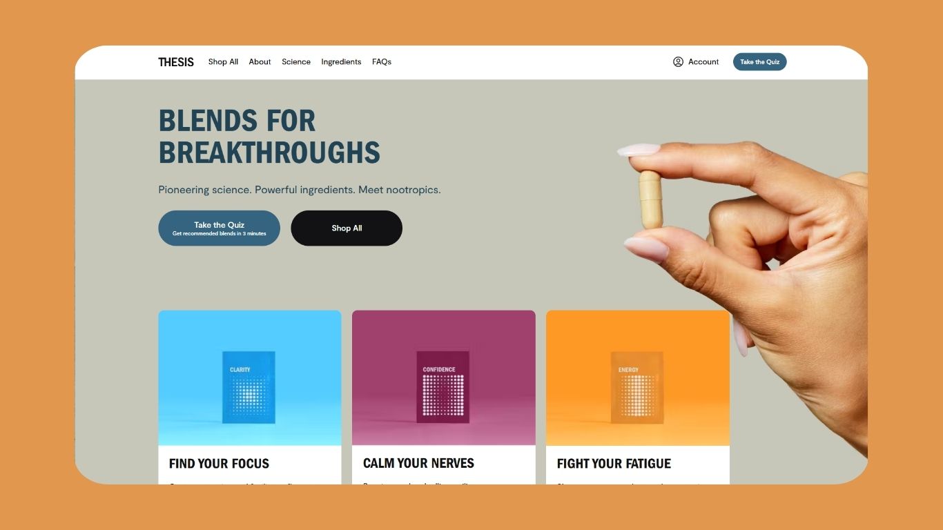 Thesis  Website Screenshot